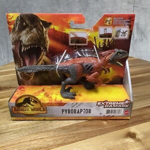 Jurassic World Dominion Pyroraptor Extreme Damage Dino Mattel 2021‎